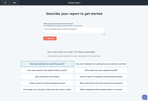 Generating Reports with AI