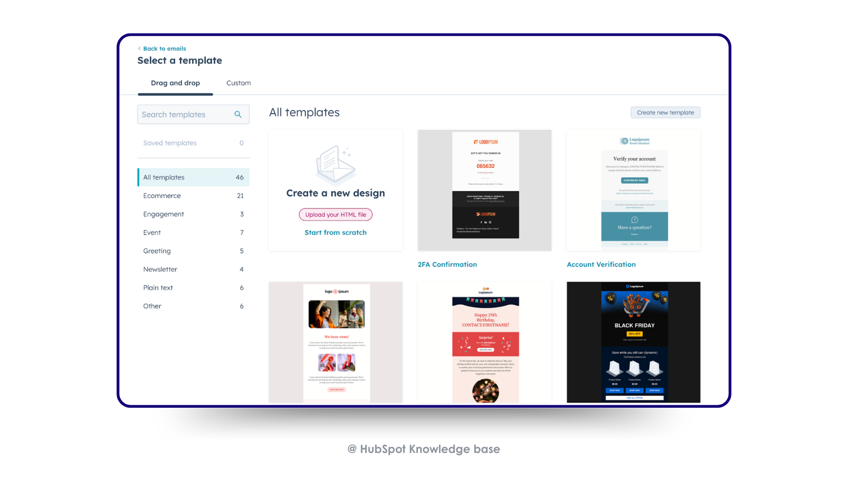 email template