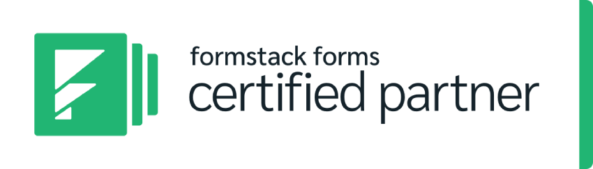 Formstack forms certified partner badge for Elixir solutions