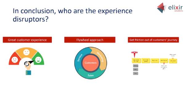 the three pillars of experience disruptors